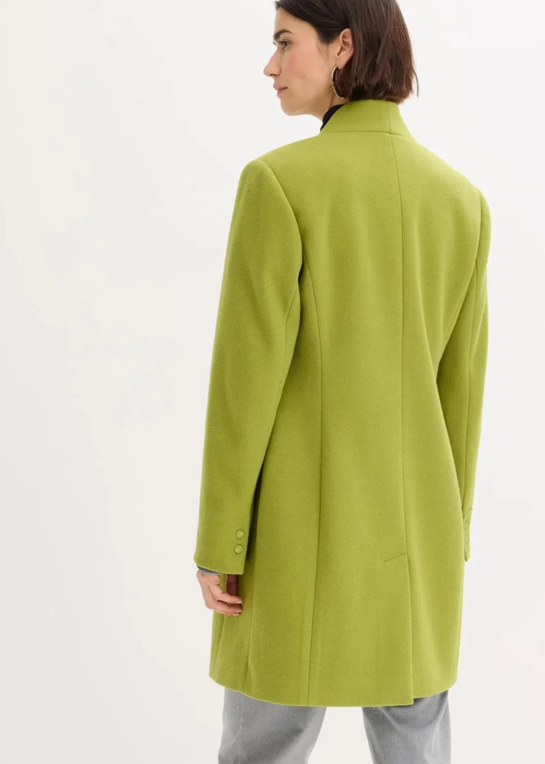 Damen bonprix Jacken & Mäntel|Bekleidung·Hosen|Kurzmantel in Wolloptik