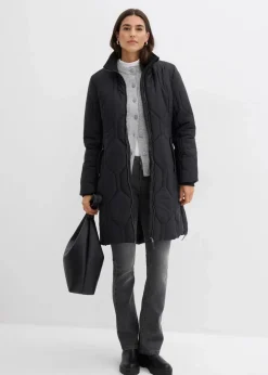 Outlet Kurzmantel mit Diamant- Steppung und seitlichen Zippern Damen Bekleidung·Hosen|Jacken & Mäntel