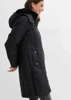 Outlet Kurzmantel mit Diamant- Steppung und seitlichen Zippern Damen Bekleidung·Hosen|Jacken & Mäntel