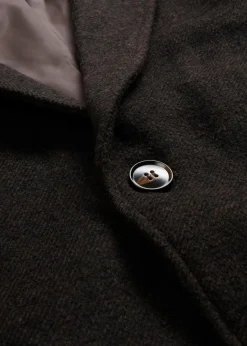 Herren bonprix Jacken & Mäntel|Große Größen|Kurzmantel mit Wollanteil
