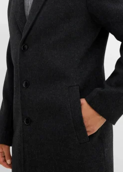 Herren bonprix Große Größen|Jacken & Mäntel|Kurzmantel mit Wollanteil