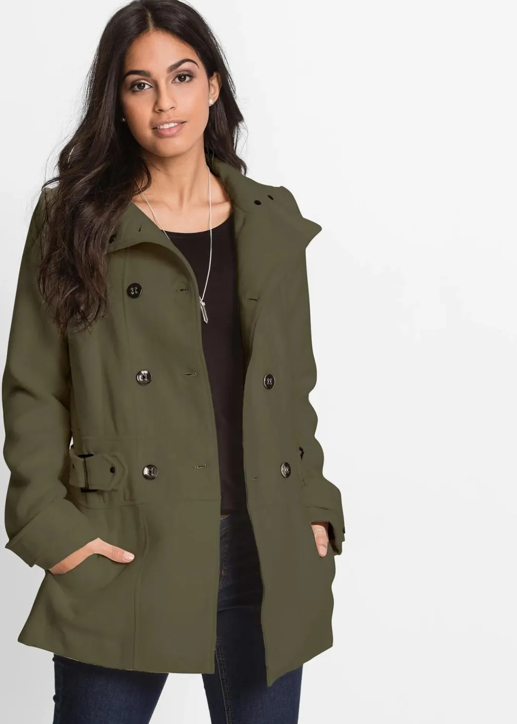 Damen bonprix Jacken & Mäntel|Kurzgrößen|Kurzmantel, Petite