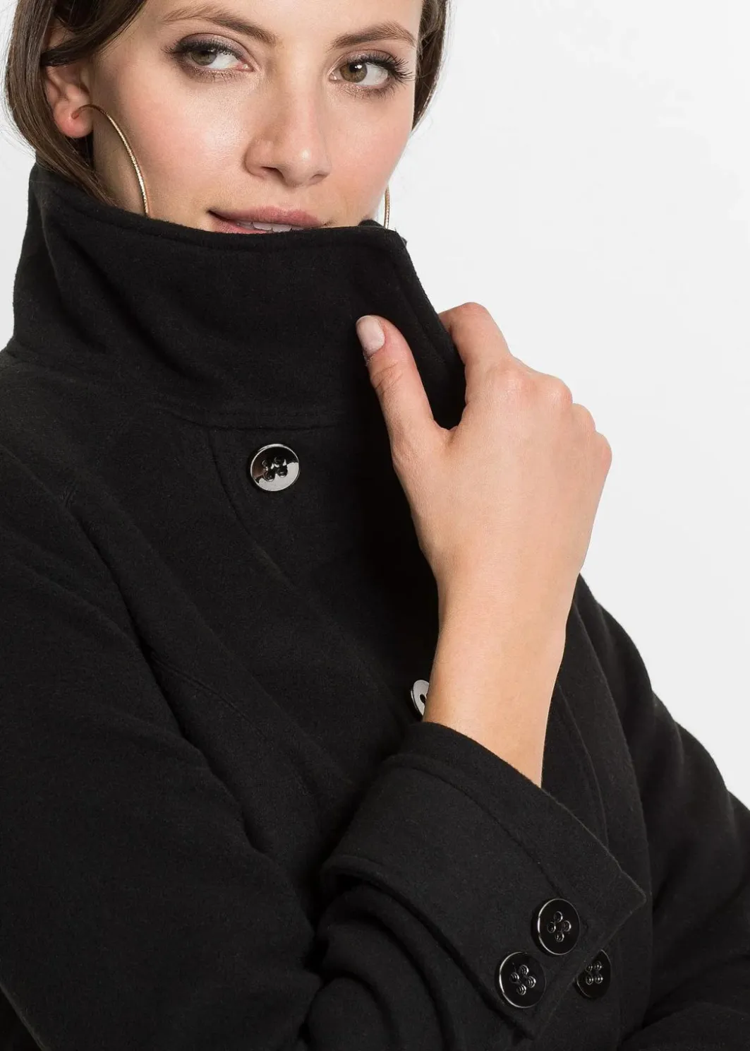 Damen bonprix Kurzgrößen|Bekleidung·Hosen|Kurzmantel, Petite
