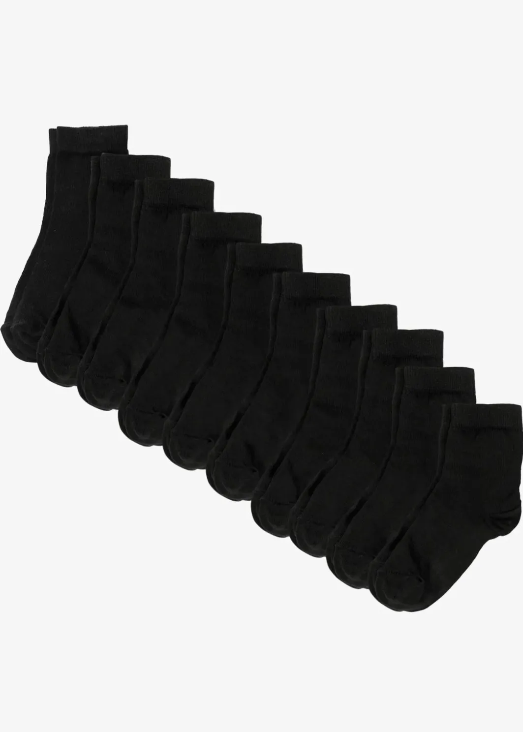 Damen bonprix Mehrfachpacks|Jungen·Strümpfe|Kurzsocken mit Bio-Baumwolle (10er Pack)