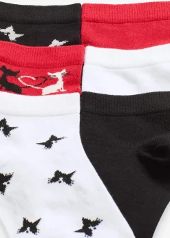 Damen bonprix Nachhaltigere Materialien|Socken & Strumpfhosen|Kurzsocken mit Bio-Baumwolle (7er Pack)