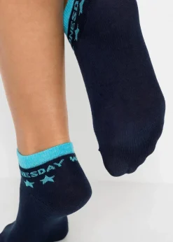 Damen bonprix Mehrfachpacks|Mädchen·Strümpfe|Kurzsocken mit Bio-Baumwolle (7er Pack)