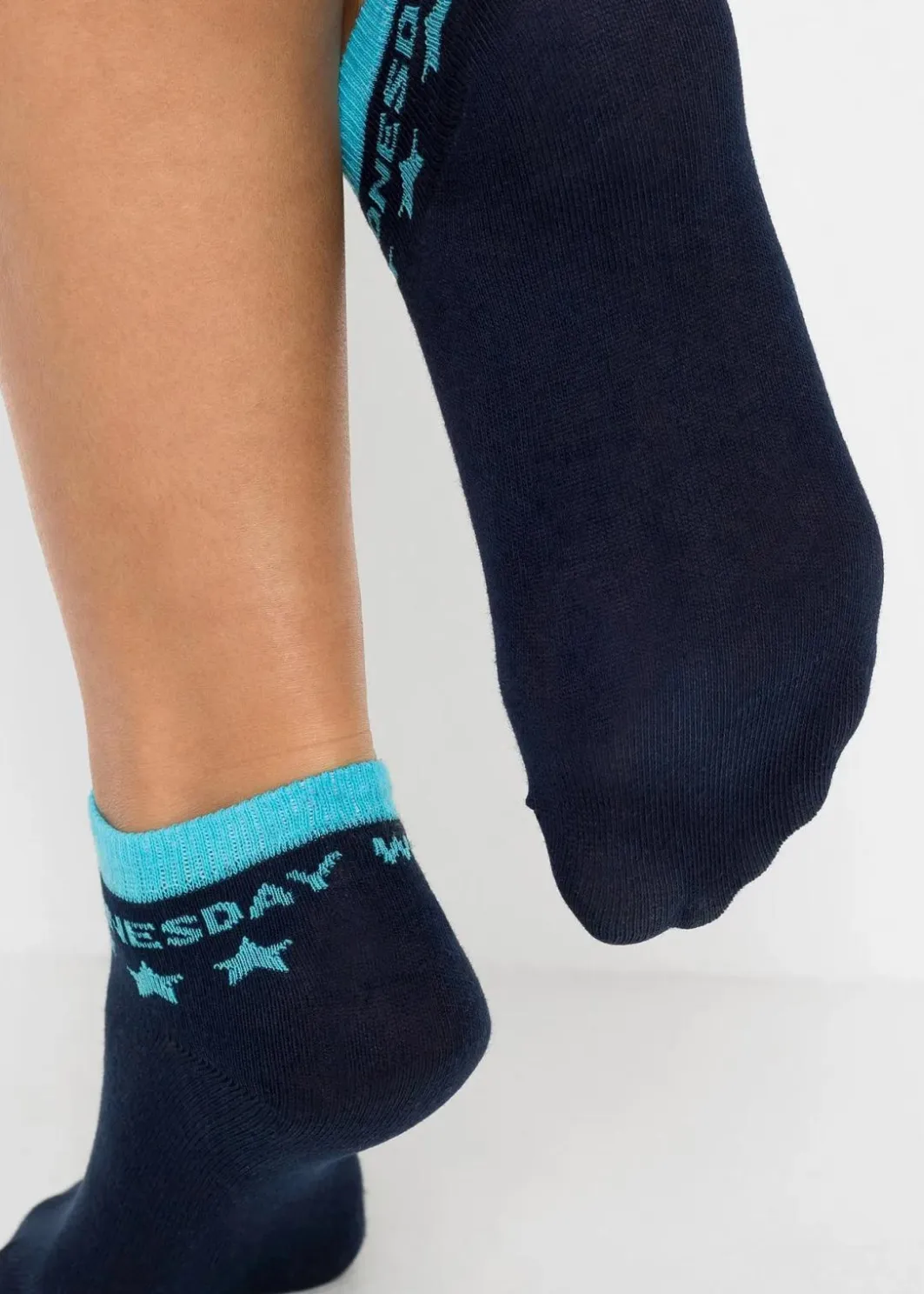Damen bonprix Mehrfachpacks|Mädchen·Strümpfe|Kurzsocken mit Bio-Baumwolle (7er Pack)