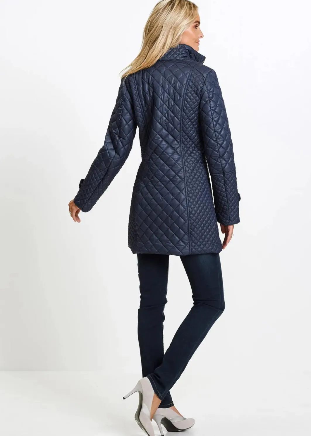Damen bonprix Jacken & Mäntel|Bekleidung·Hosen|Kurz-Steppmantel
