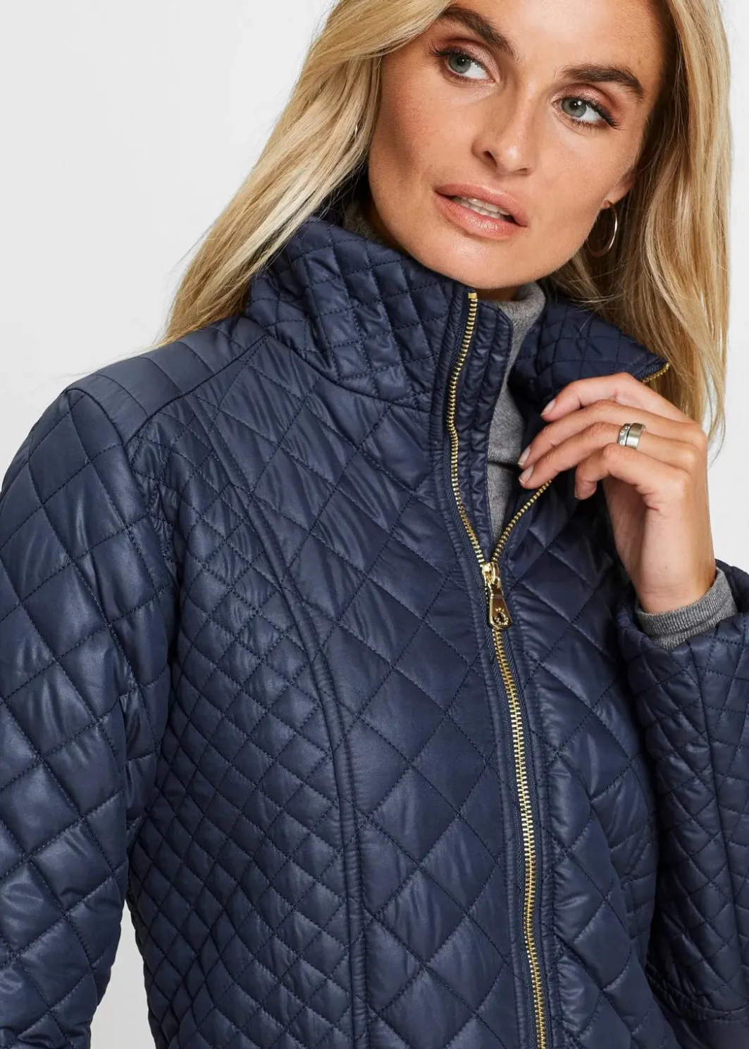 Damen bonprix Jacken & Mäntel|Bekleidung·Hosen|Kurz-Steppmantel
