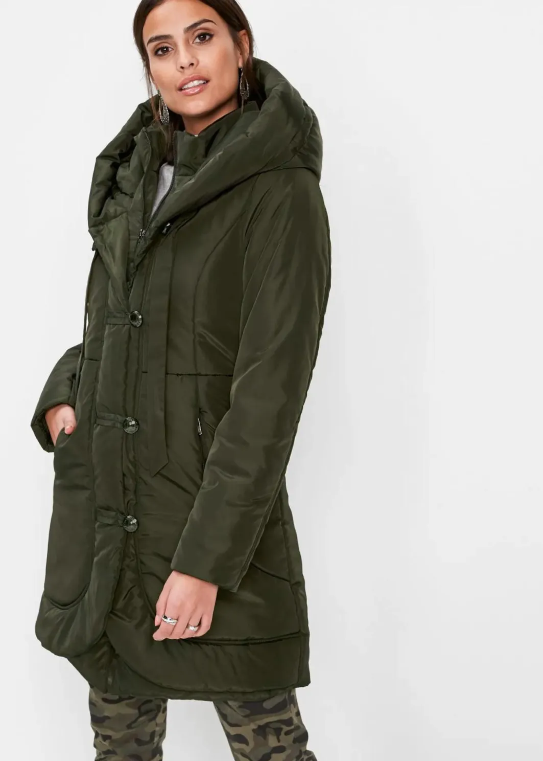 Damen bonprix Jacken & Mäntel|Kurz-Steppmantel