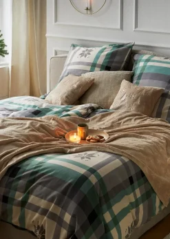 Sale Kuscheldecke mit Tannenbäumen Kissen & Tagesdecken|Kissenbezüge