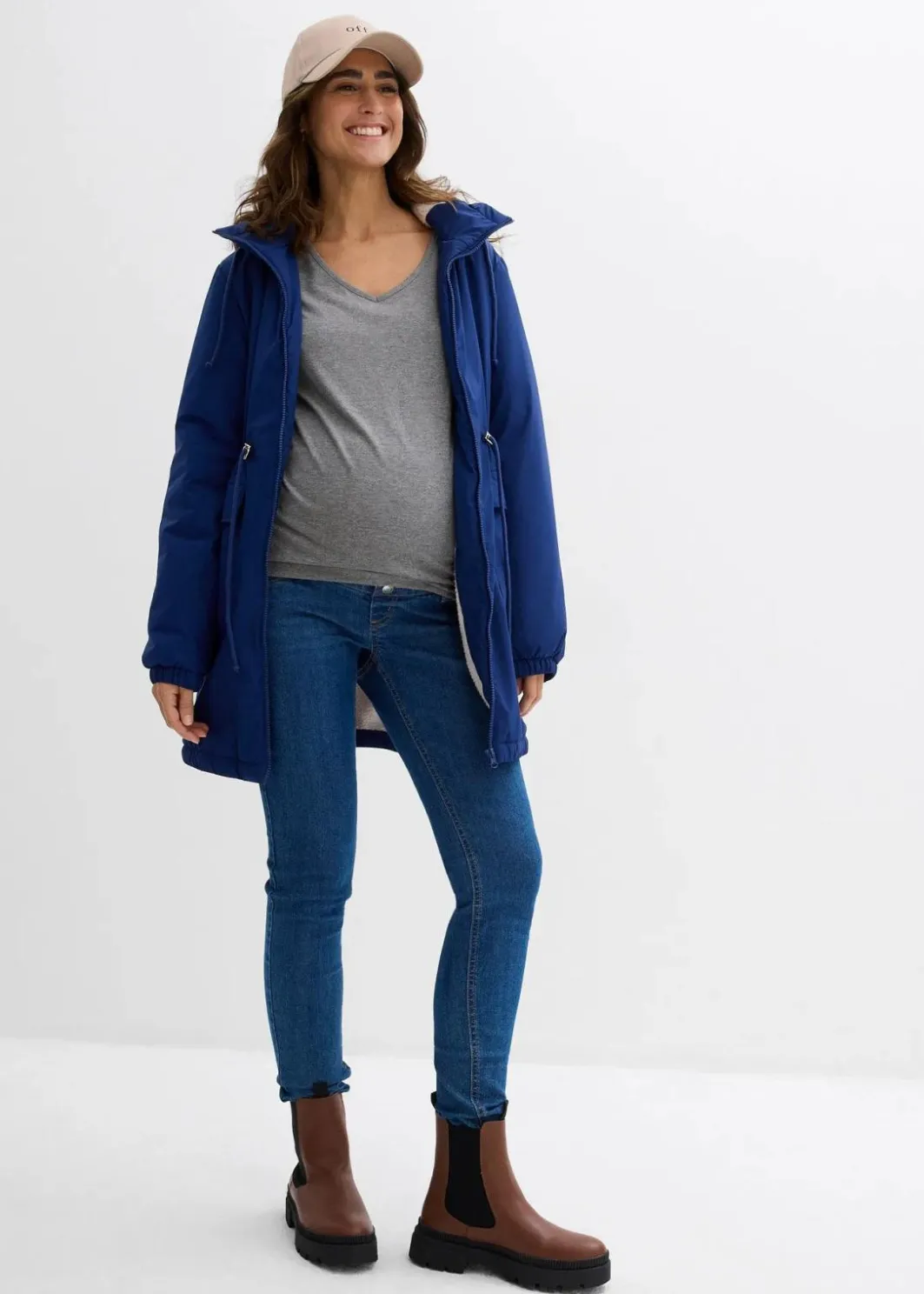 Outlet Kuschelig gefütterte Umstands-und Tragejacke Damen Umstandsmode|Bekleidung·Blazer