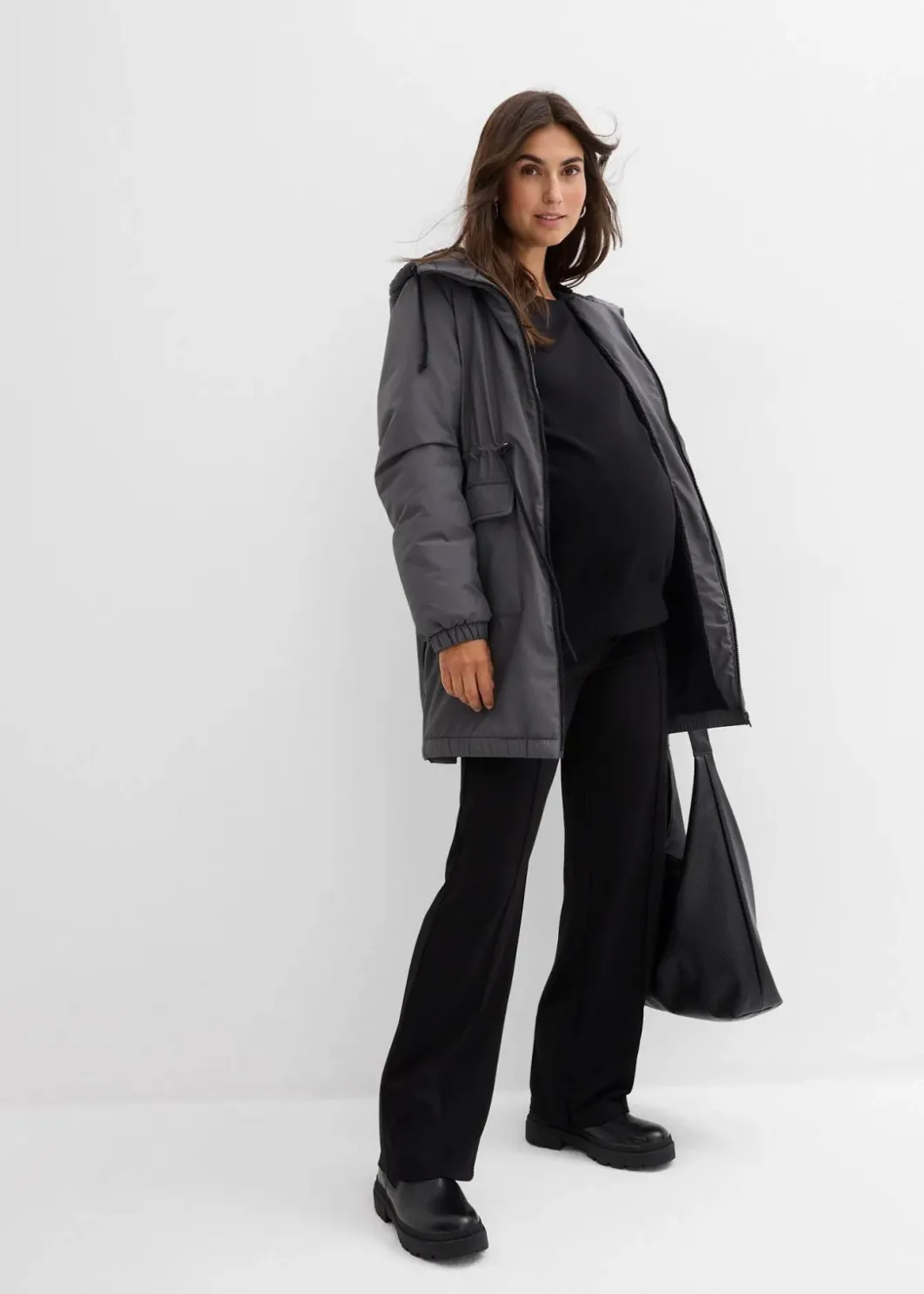 Damen bonprix Bekleidung·Blazer|Umstandsmode|Kuschelig gefütterte Umstands-und Tragejacke
