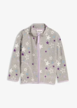 Kinder bonprix Mädchen 2-8 Jahre·Sweat & Strick|Mädchen 2-8 Jahre·Jacken & Outdoor|kuschelige Fleecejacke mit Kontrastdetails