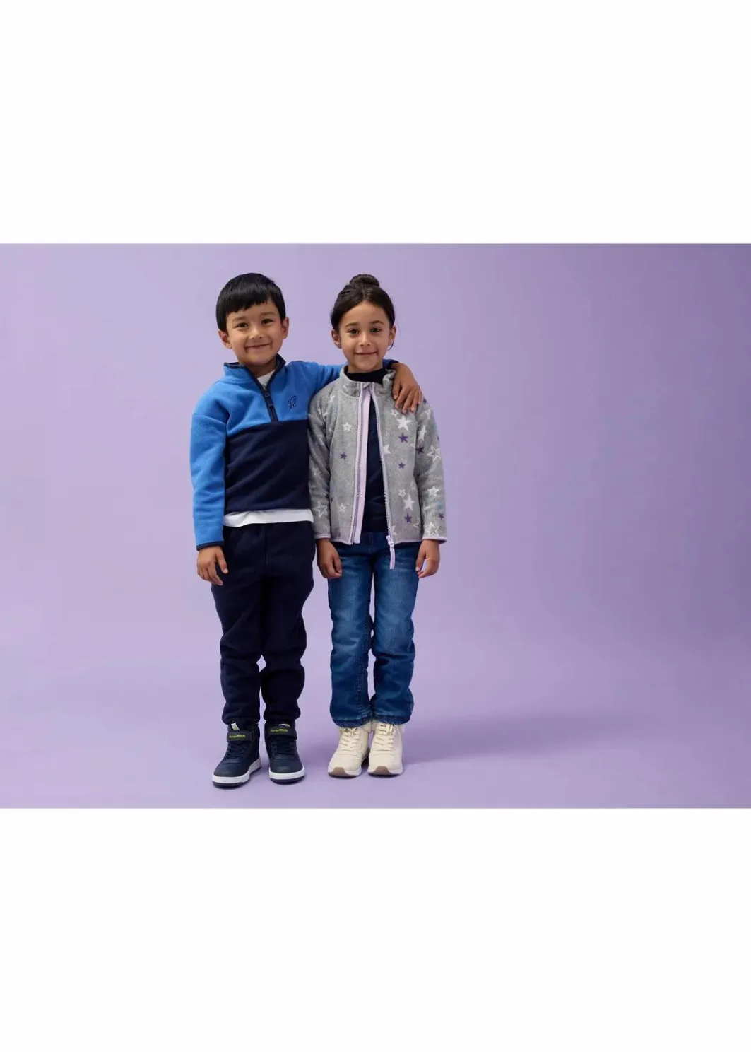 Kinder bonprix Mädchen 2-8 Jahre·Sweat & Strick|Mädchen 2-8 Jahre·Jacken & Outdoor|kuschelige Fleecejacke mit Kontrastdetails