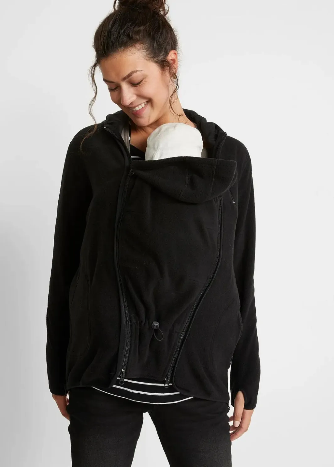 Discount Kuschelige 3-in-1 Umstands-Fleecejacke und Tragejacke Damen Bekleidung·Blazer|Umstandsmode