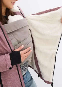Kuschelige 3-in-1 Umstandsjacke und Tragejacke Damen Umstandsmode|Bekleidung·Blazer