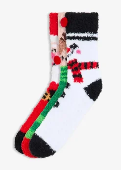 Damen bonprix Mehrfachpacks|Jungen·Strümpfe|Kuschelsocken (3 Paar)