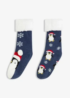 Outlet Kuschelsocken mit Teddyfutter (2er pack) Damen Mehrfachpacks|Jungen·Strümpfe