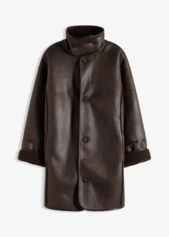 Damen bonprix Bekleidung·Hosen|Jacken & Mäntel|Lammfellimitat-Jacke