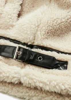 Best Lammfellimitat-Jacke Damen Bekleidung·Hosen|Nachhaltigere Materialien