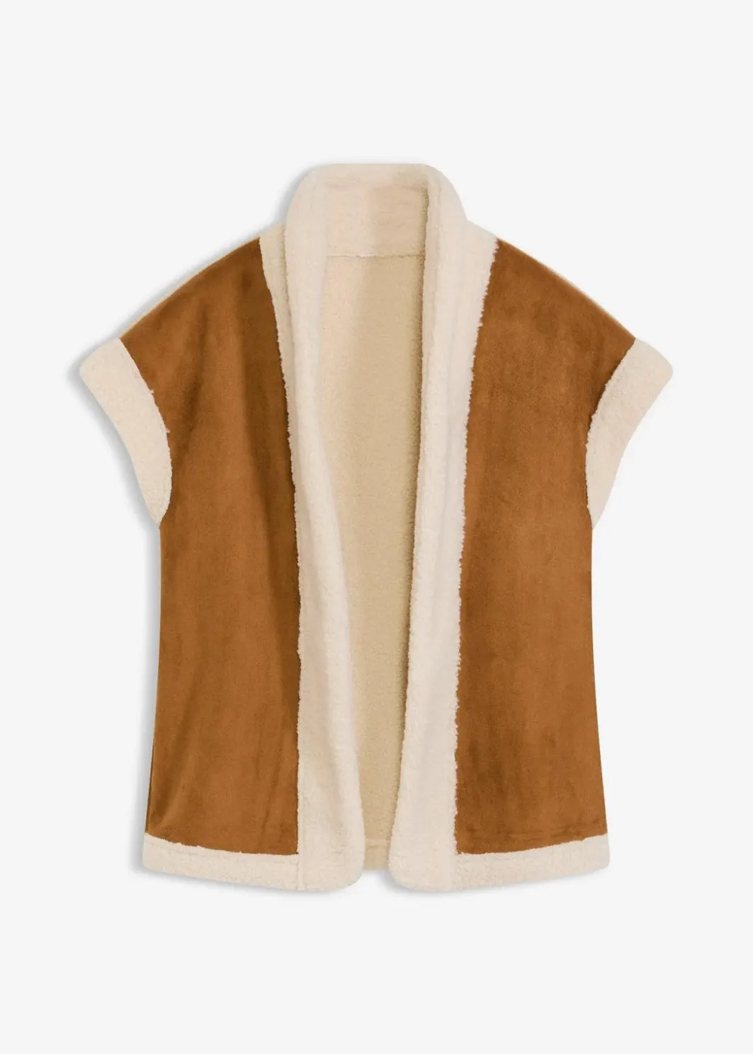 Damen bonprix Bekleidung·Hosen|Jacken & Mäntel|Lammfellimitat-Weste