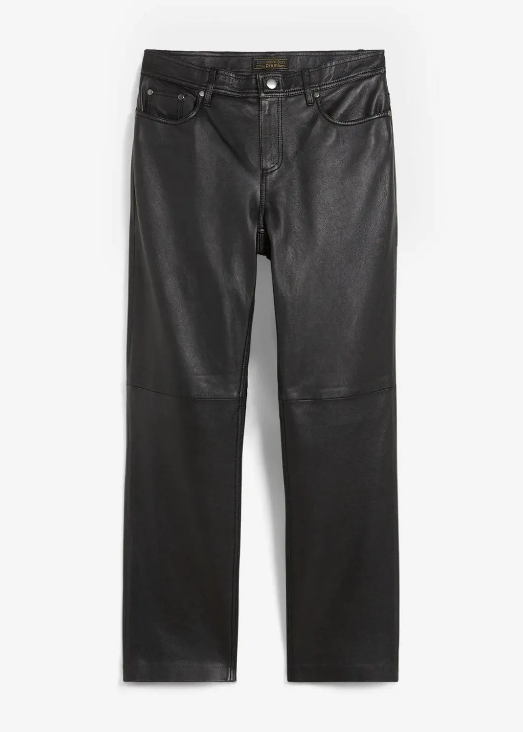 Damen bonprix Premium|Nachhaltigere Materialien|Lammnappa-Lederhose