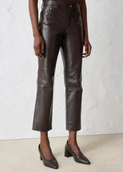 Damen bonprix Bekleidung·Kleider|Hosen|Lammnappa-Lederhose