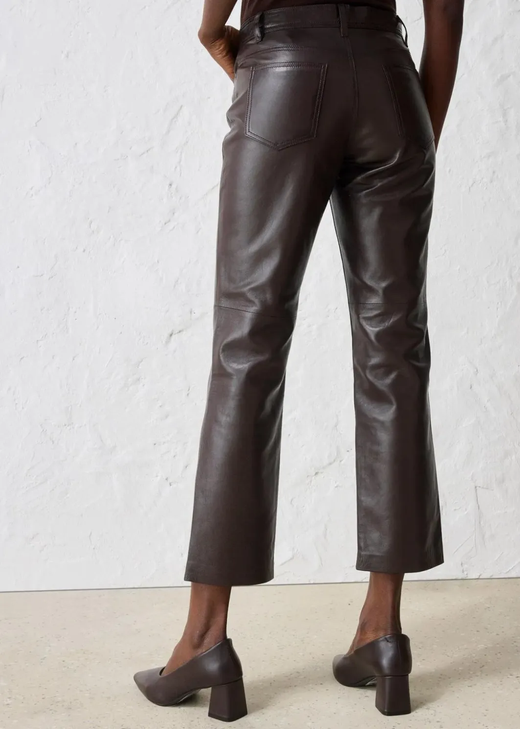 Damen bonprix Bekleidung·Kleider|Hosen|Lammnappa-Lederhose