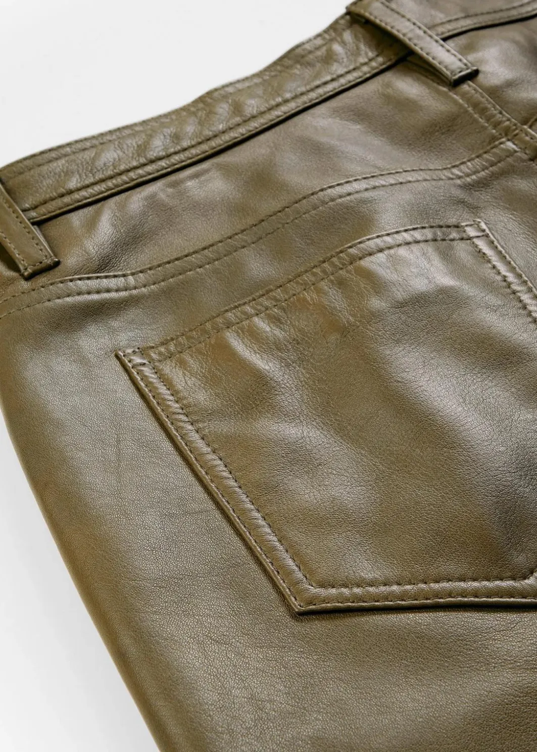 Damen bonprix Premium|Nachhaltigere Materialien|Lammnappa-Lederhose