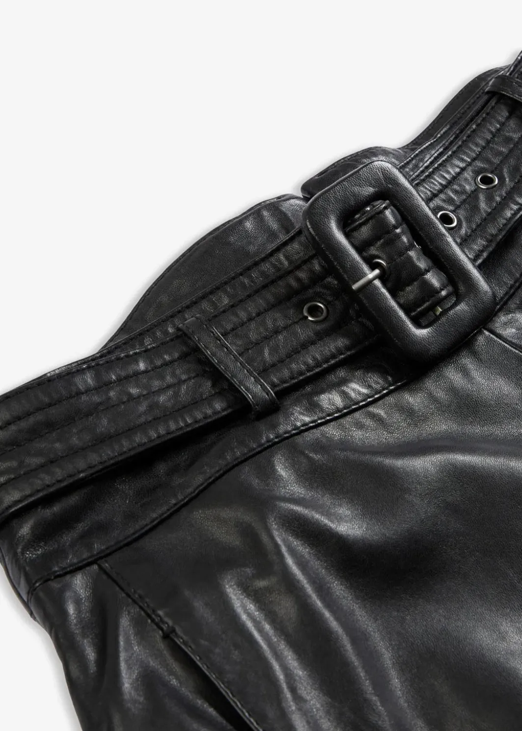Discount Lammnappa-Lederrock mit Gürtel (2-tlg.-Set) Damen Bekleidung·Sportbekleidung|Röcke