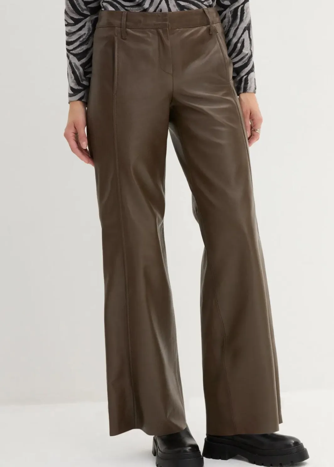 New Lammnappa-Marlenehose Damen Premium|Hosen
