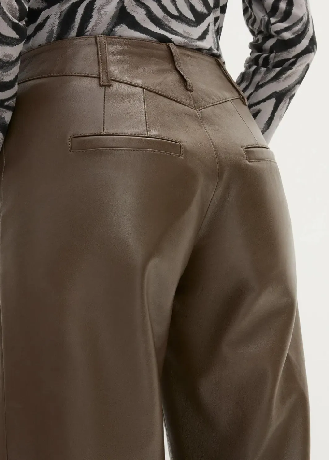 New Lammnappa-Marlenehose Damen Premium|Hosen