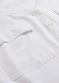 Damen bonprix Nachhaltigere Materialien|Blusen & Tuniken|Langarm Bluse mit V-Ausschnitt aus fließender Viskose