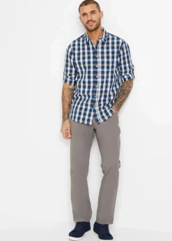 Outlet Langarmhemd aus reiner Baumwolle Herren Hemden