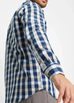 Outlet Langarmhemd aus reiner Baumwolle Herren Hemden
