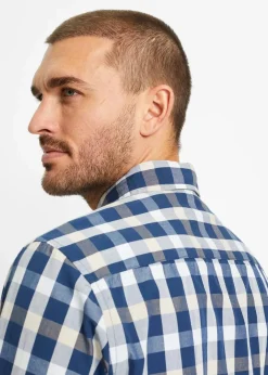Outlet Langarmhemd aus reiner Baumwolle Herren Hemden