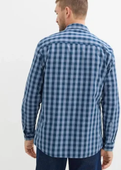 Herren bonprix Große Größen|Hemden|Langarmhemd aus reiner Bio-Baumwolle