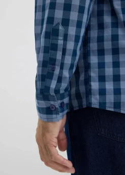 Herren bonprix Große Größen|Hemden|Langarmhemd aus reiner Bio-Baumwolle