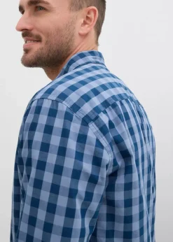 Herren bonprix Große Größen|Hemden|Langarmhemd aus reiner Bio-Baumwolle