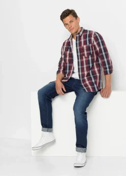 Herren bonprix Große Größen|Hemden|Langarmhemd mit Komfortschnitt