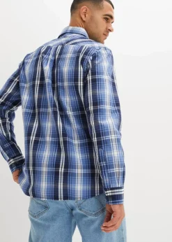 Discount Langarmhemd mit Komfortschnitt Herren Hemden|Große Größen