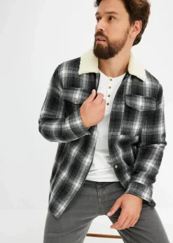 Clearance Langarm-Henleyshirt aus reiner Baumwolle Herren Große Größen|Shirts & Polos