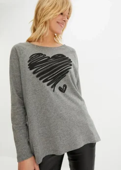 Damen bonprix Shirts & Tops|Langarmshirt
