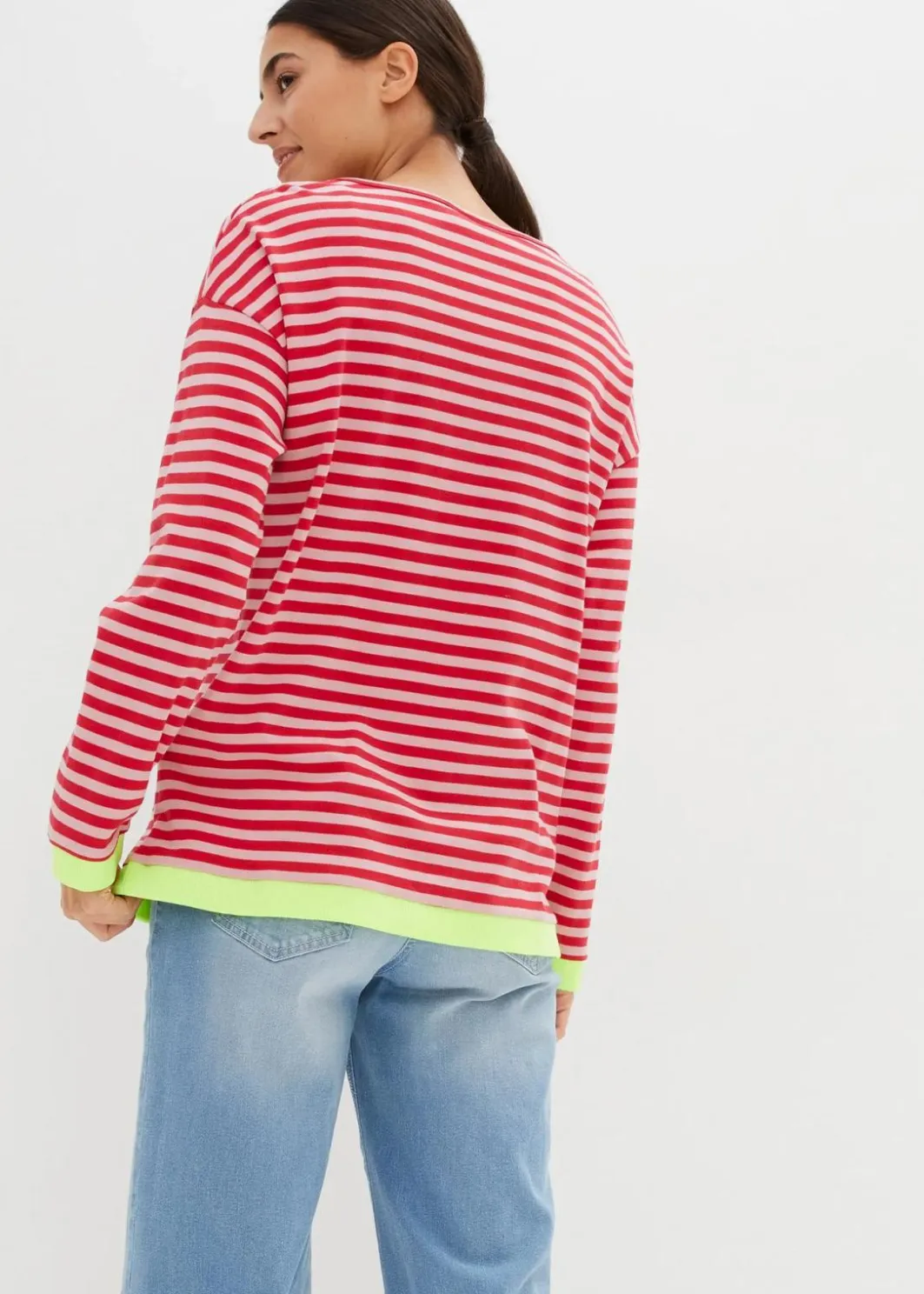 Damen bonprix Shirts & Tops|Nachhaltigere Materialien|Langarmshirt