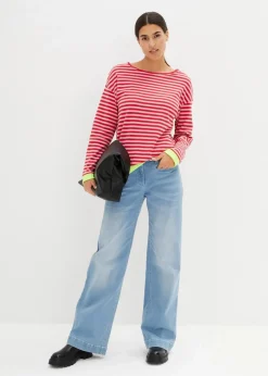 Damen bonprix Shirts & Tops|Nachhaltigere Materialien|Langarmshirt