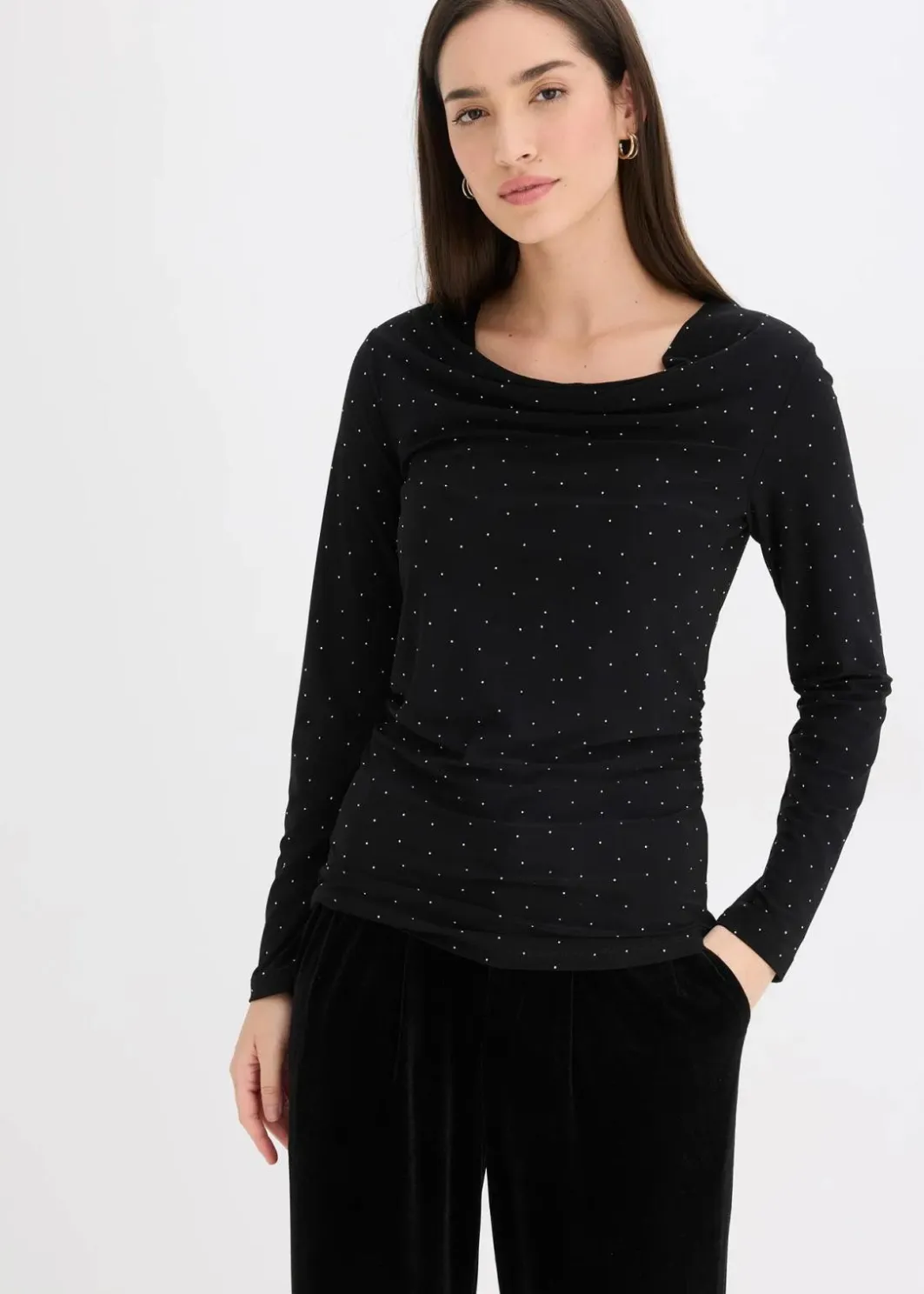 Discount Langarmshirt Damen Shirts & Tops