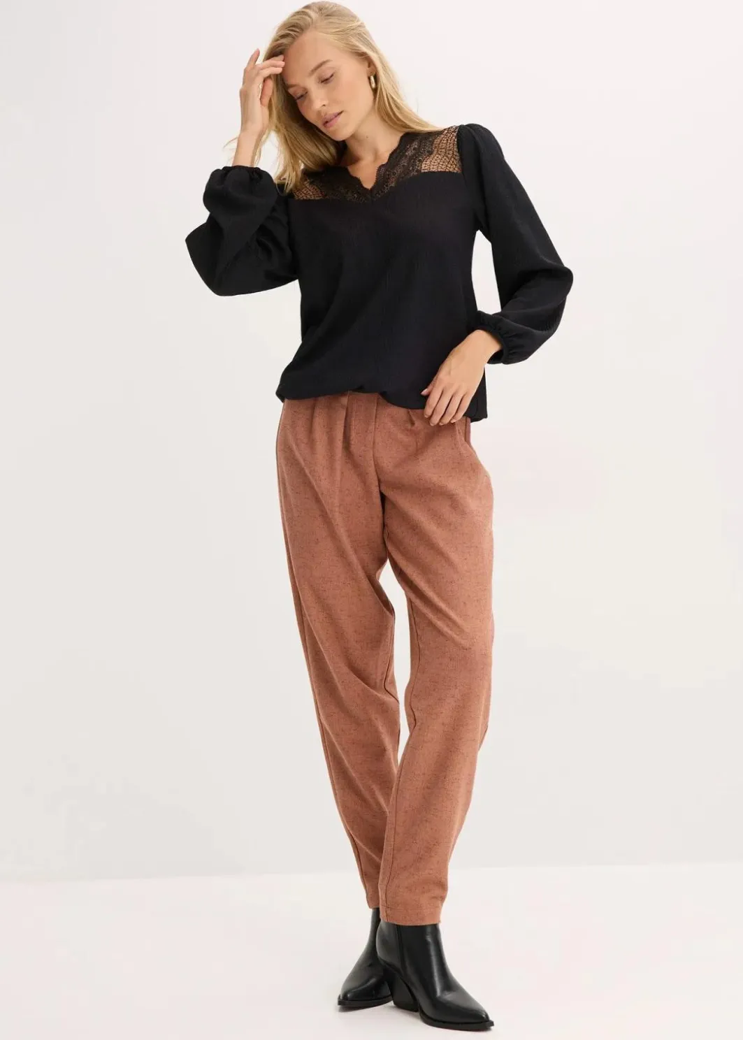 Damen bonprix Shirts & Tops|Langarmshirt