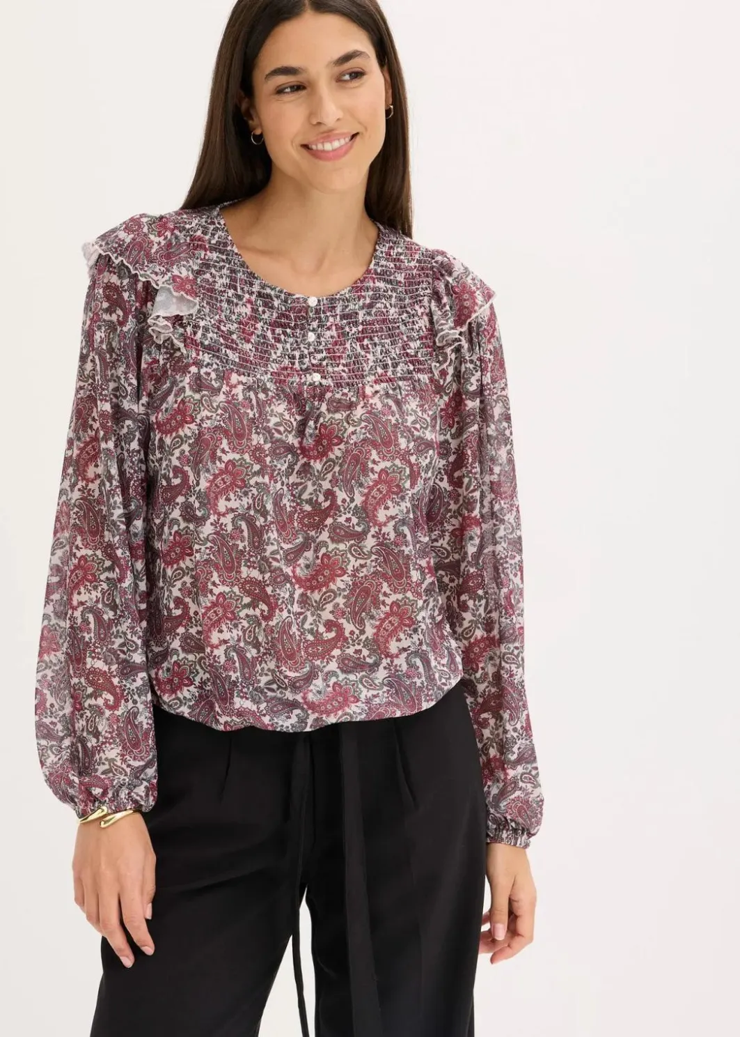 New Langarmshirt Damen Shirts & Tops