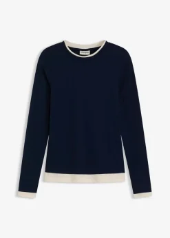 Outlet Langarmshirt aus Baumwollmix Damen Shirts & Tops